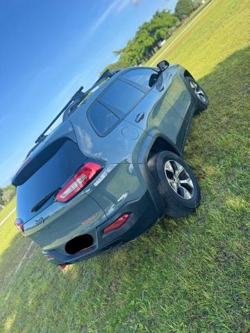 1C4PJMBS1FW529559 - 2015 JEEP CHEROKEE TRAILHAWK GRAY photo 4