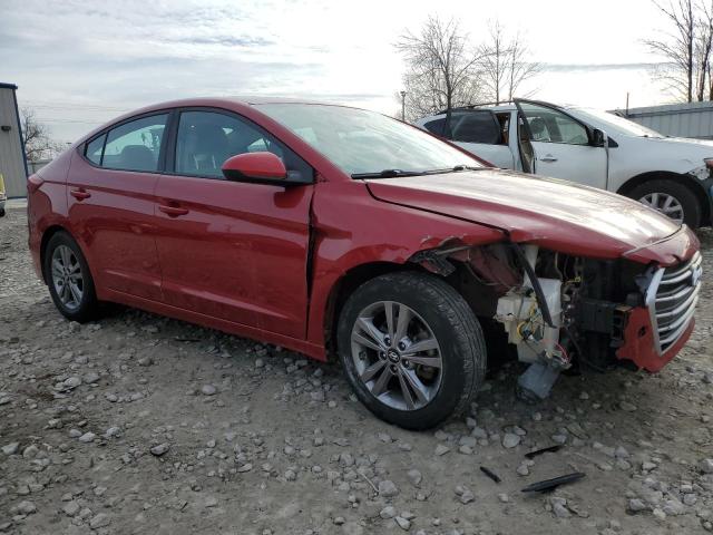 KMHD84LF6HU171532 - 2017 HYUNDAI ELANTRA SE RED photo 4