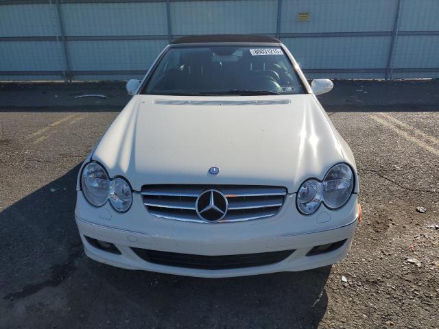 WDBTK56F49T109278 - 2009 MERCEDES-BENZ CLK 350 WHITE photo 5