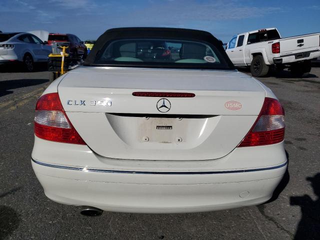 WDBTK56F49T109278 - 2009 MERCEDES-BENZ CLK 350 WHITE photo 6