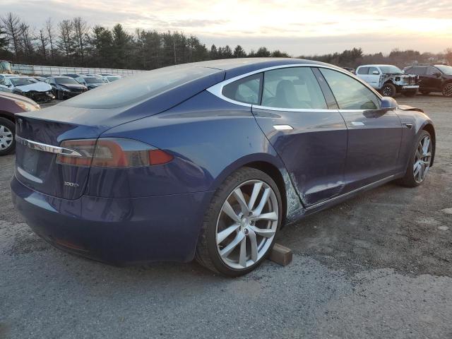 5YJSA1E29HF227786 - 2017 TESLA MODEL S ლურჯი ფოტო 3