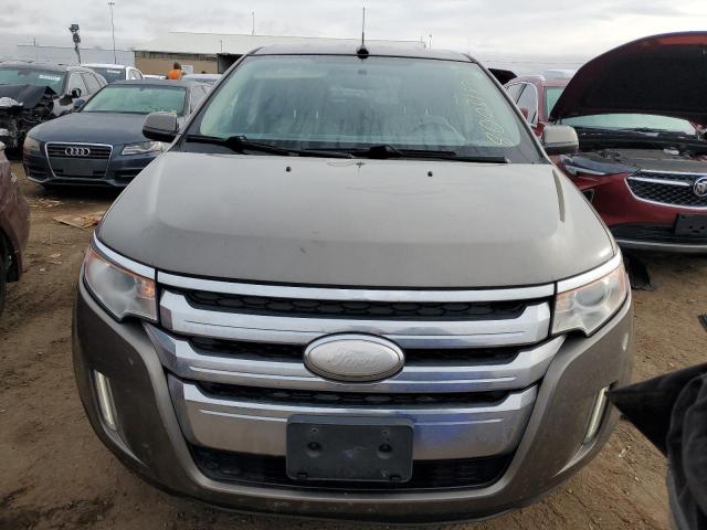 2FMDK3JC2DBA97630 - 2013 FORD EDGE SEL GRAY photo 5