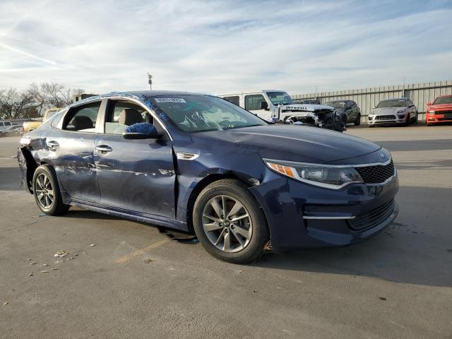 5XXGT4L10GG010960 - 2016 KIA OPTIMA LX BLUE photo 4