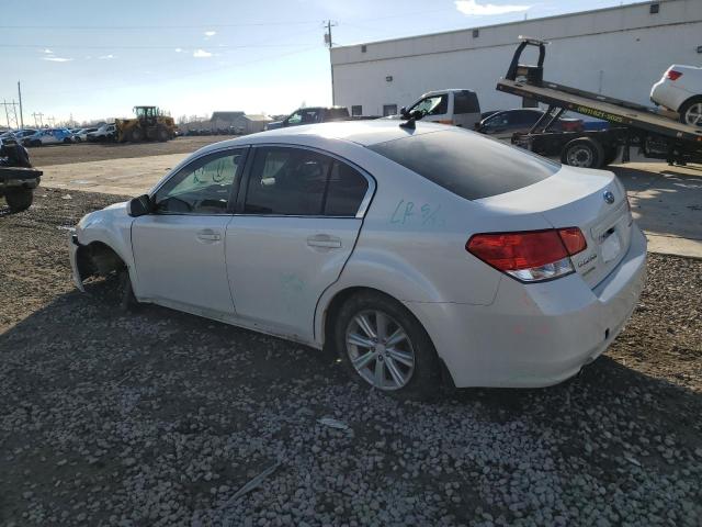 4S3BMBF67B3248302 - 2011 SUBARU LEGACY 2.5I PREMIUM WHITE photo 2