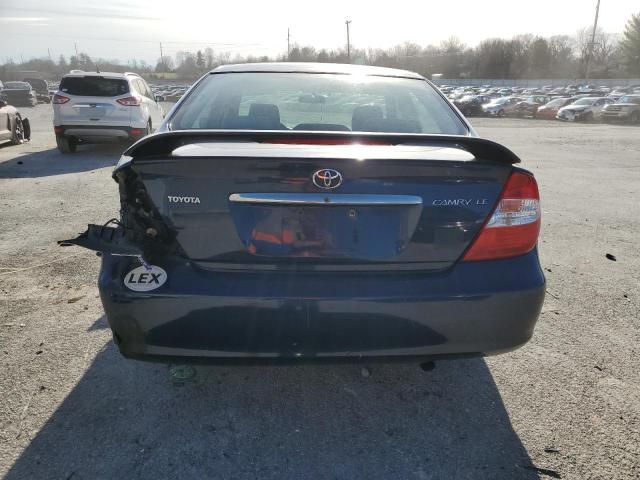 4T1BE32K03U672255 - 2003 TOYOTA CAMRY LE BLUE photo 6