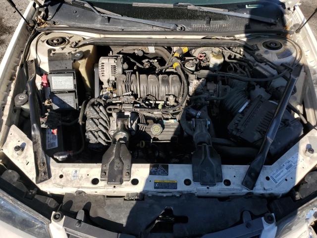 2G1WF55K529169612 - 2002 CHEVROLET IMPALA WHITE photo 11