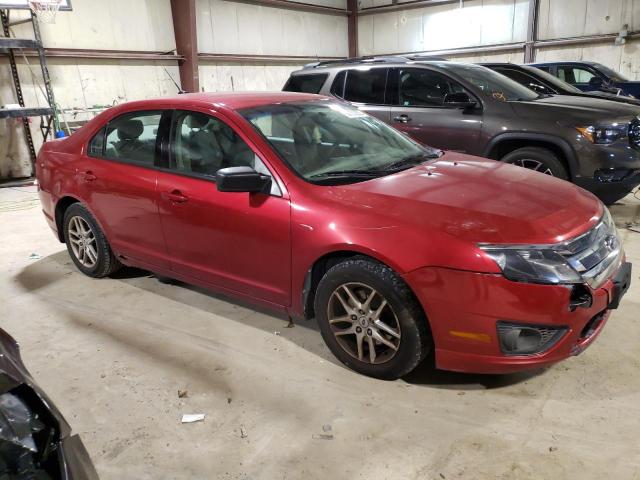 3FAHP0GA9BR266171 - 2011 FORD FUSION S RED photo 4