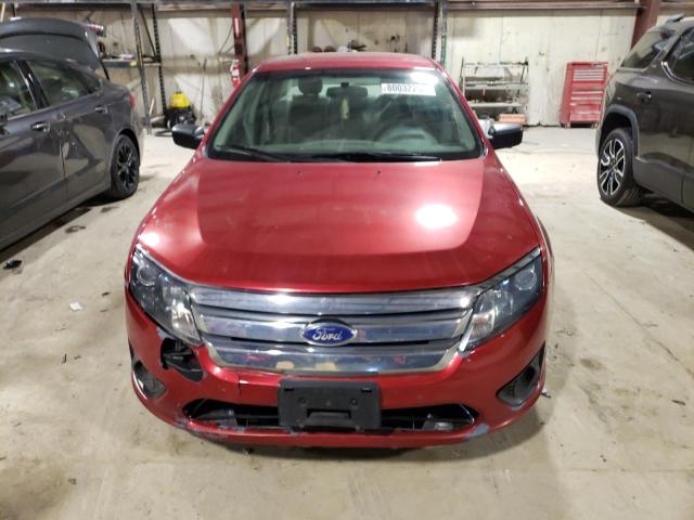 3FAHP0GA9BR266171 - 2011 FORD FUSION S RED photo 5