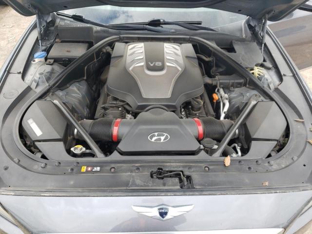 KMHGN4JF7FU069517 - 2015 HYUNDAI GENESIS 5.0L GRAY photo 11