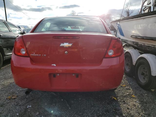 1G1AS58H697269509 - 2009 CHEVROLET COBALT LS RED photo 6