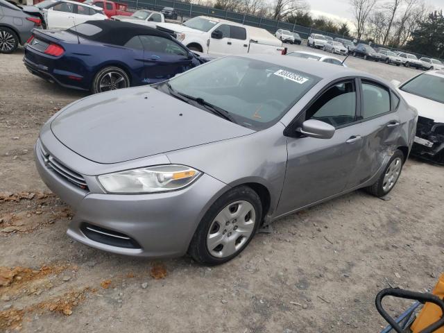 1C3CDFAA7FD405385 - 2015 DODGE DART SE GRAY photo 1