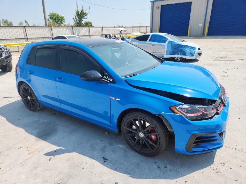 3VW5T7AU0MM006923 - 2021 VOLKSWAGEN GTI S 蓝色 照片 4