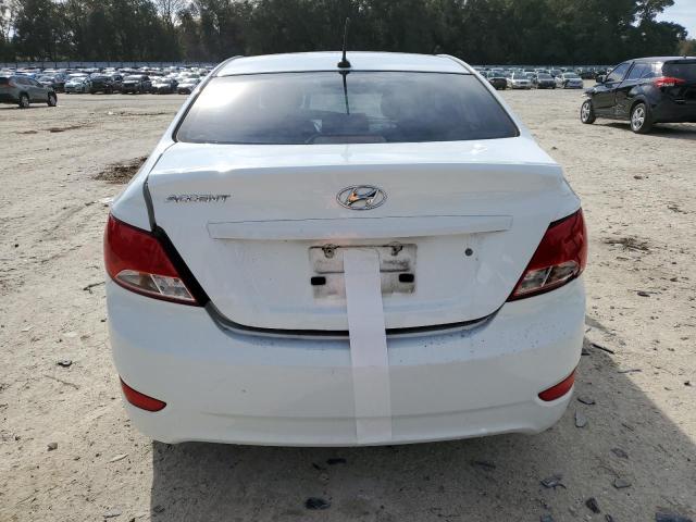 KMHCU4AE5FU901056 - 2015 HYUNDAI ACCENT GLS WHITE photo 6