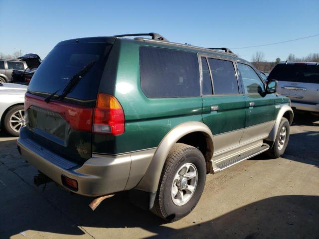 JA4MT41RXXP007336 - 1999 MITSUBISHI MONTERO SPORT LIMITED GREEN photo 3