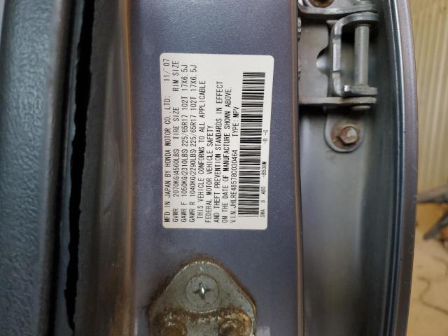 JHLRE48578C030464 - 2008 HONDA CR-V EX Blau Foto 12