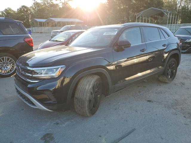 1V2KE2CA6NC227756 - 2022 VOLKSWAGEN ATLAS CROS SE შავი ფოტო 1