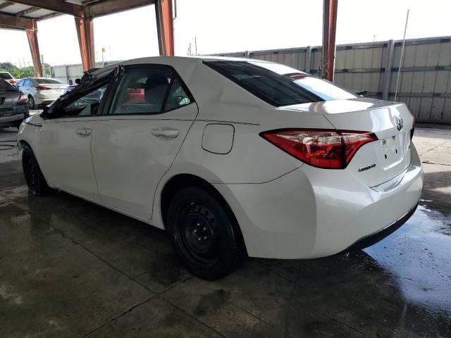 5YFBURHE4KP923253 - 2019 TOYOTA COROLLA L WHITE photo 2