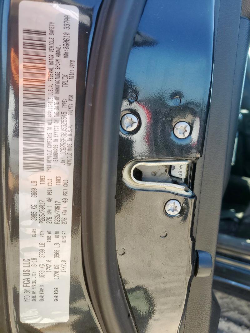 1C6RR6FG8JS325545 - 2018 RAM 1500 ST Қара фото 13