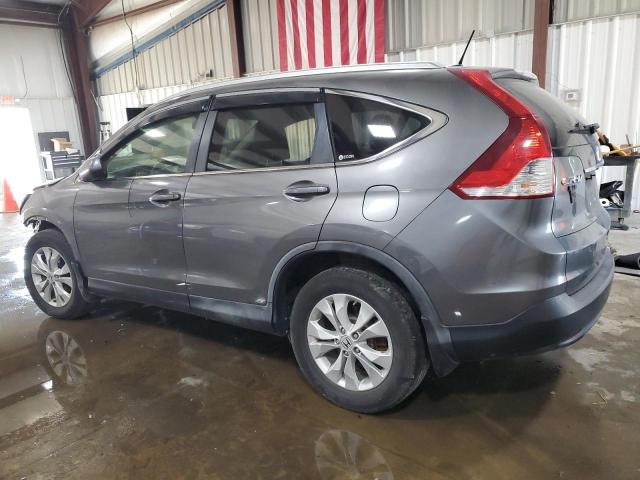 JHLRM4H75CC009187 - 2012 HONDA CR-V EXL GRAY photo 2