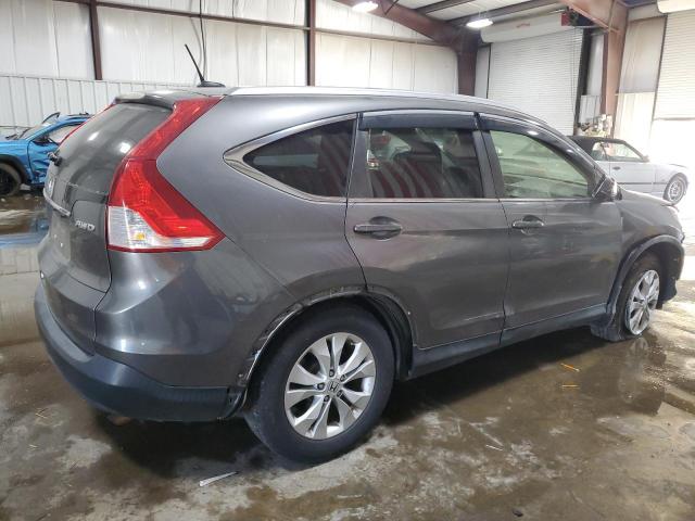 JHLRM4H75CC009187 - 2012 HONDA CR-V EXL GRAY photo 3