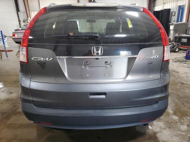 JHLRM4H75CC009187 - 2012 HONDA CR-V EXL GRAY photo 6