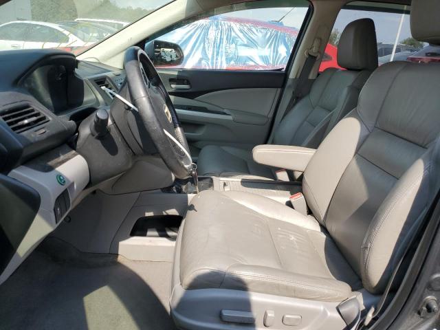 JHLRM4H75CC009187 - 2012 HONDA CR-V EXL GRAY photo 7