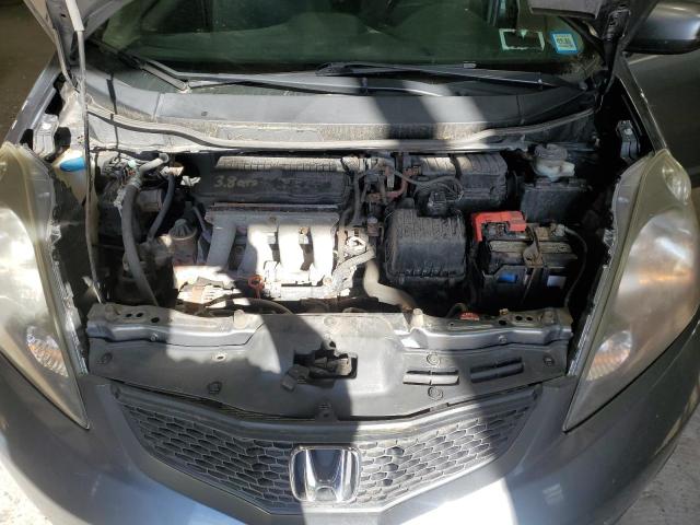 JHMGE8H33CC022122 - 2012 HONDA FIT ნაცრისფერი ფოტო 11
