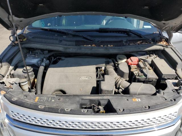 1FM5K7D88DGC52175 - 2013 FORD EXPLORER XLT SILVER photo 12