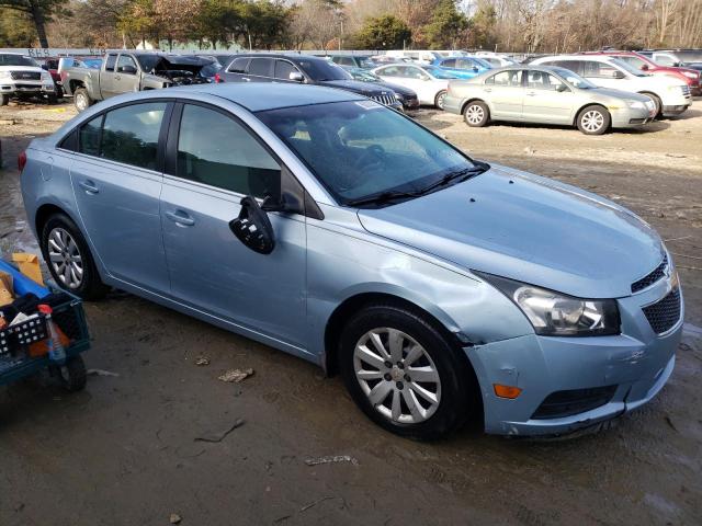 1G1PC5SH3B7296298 - 2011 CHEVROLET CRUZE LS BLUE photo 4