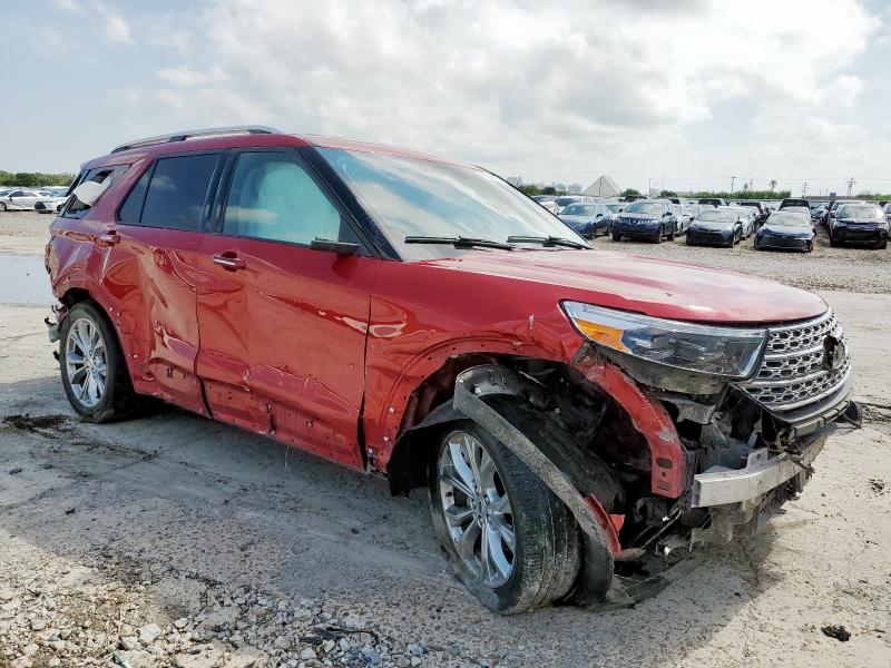 1FMSK7FH4LGC79467 - 2020 FORD EXPLORER LIMITED წითელი ფოტო 4