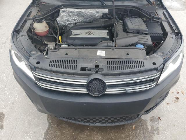 WVGAV7AX7HK000034 - 2017 VOLKSWAGEN TIGUAN S BLACK photo 12