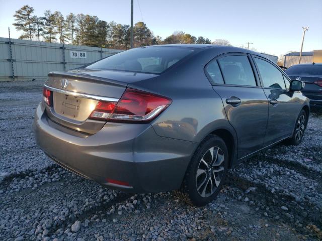 2HGFB2F84DH519665 - 2013 HONDA CIVIC EX GRAY photo 3