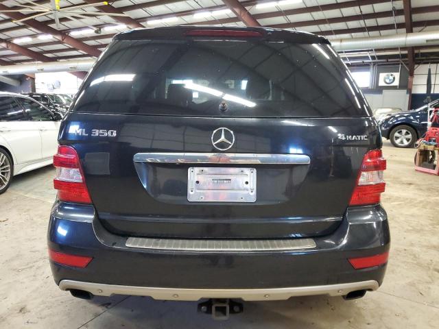 4JGBB8GB5BA720315 - 2011 MERCEDES-BENZ ML 350 4MATIC BLACK photo 6