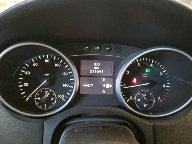 4JGBB8GB5BA720315 - 2011 MERCEDES-BENZ ML 350 4MATIC BLACK photo 9