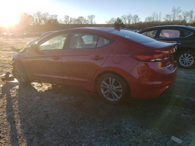 5NPD84LF4HH056958 - 2017 HYUNDAI ELANTRA SE RED photo 2