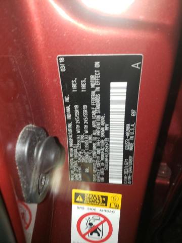 5TDJZRFH2JS545739 - 2018 TOYOTA HIGHLANDER SE RED photo 13