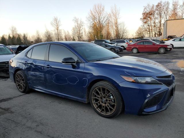 4T1T31AK2PU057809 - 2023 TOYOTA CAMRY SE NIGHT SHADE BLUE photo 4