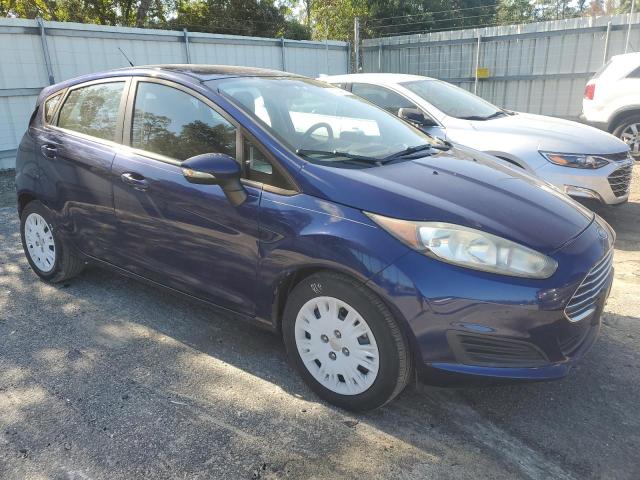 3FADP4EE1GM166453 - 2016 FORD FIESTA SE BLUE photo 4