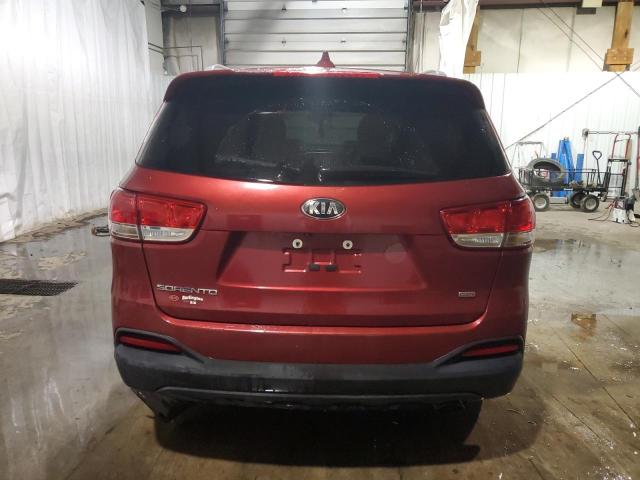 5XYPG4A37JG344995 - 2018 KIA SORENTO LX RED photo 6