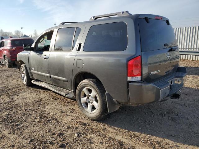 5N1AA08B35N725413 - 2005 NISSAN ARMADA SE GRAY photo 2