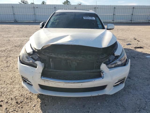 JN1BV7AP5FM357449 - 2015 INFINITI Q50 BASE WHITE photo 5