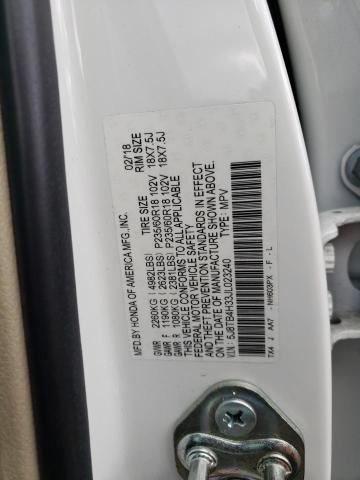 5J8TB4H33JL023240 - 2018 ACURA RDX WHITE photo 14