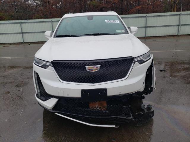 1GYKPGRS0MZ218758 - 2021 CADILLAC XT6 SPORT WHITE photo 5