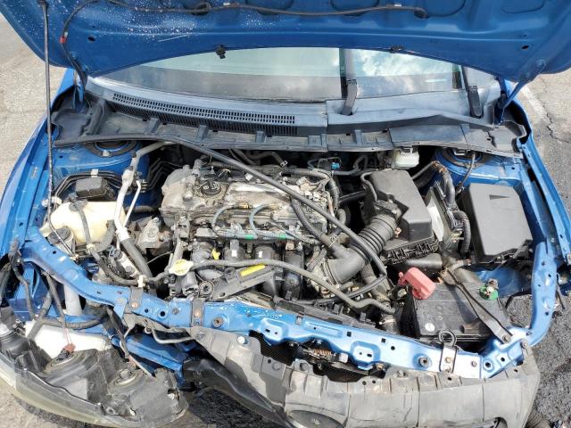 2T1BU4EE5AC333858 - 2010 TOYOTA COROLLA BASE BLUE photo 11