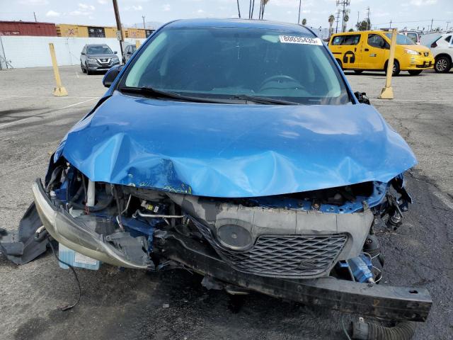 2T1BU4EE5AC333858 - 2010 TOYOTA COROLLA BASE BLUE photo 5