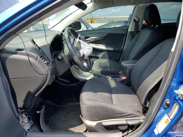 2T1BU4EE5AC333858 - 2010 TOYOTA COROLLA BASE BLUE photo 7