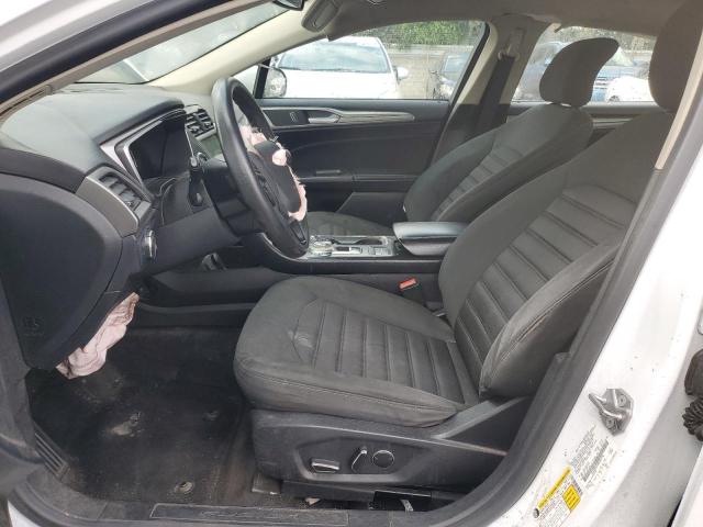 3FA6P0LU2KR207776 - 2019 FORD FUSION SE WHITE photo 7