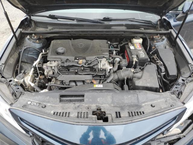 4T1B11HK0JU540505 - 2018 TOYOTA CAMRY L BLUE photo 11