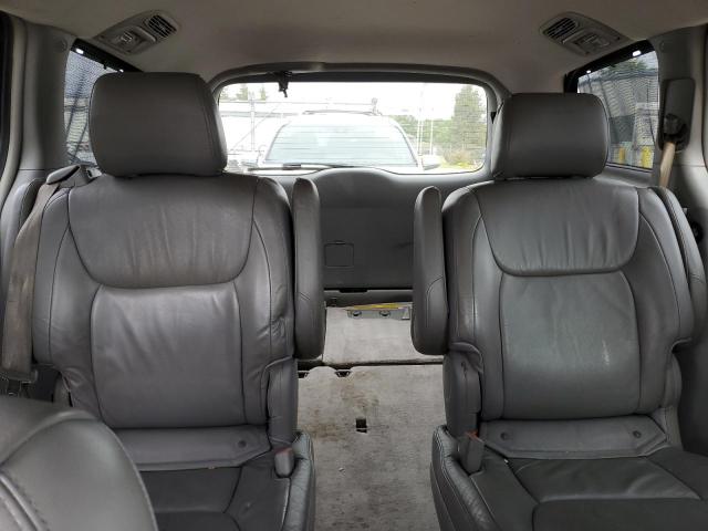 5TDZA22C76S510813 - 2006 TOYOTA SIENNA XLE 银色 照片 10