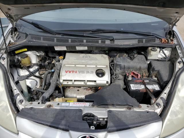 5TDZA22C76S510813 - 2006 TOYOTA SIENNA XLE 银色 照片 12